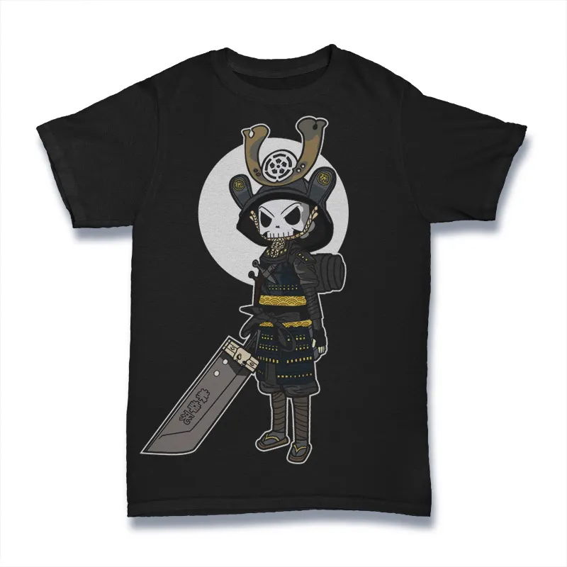 Skull Samurai Tshirt Design