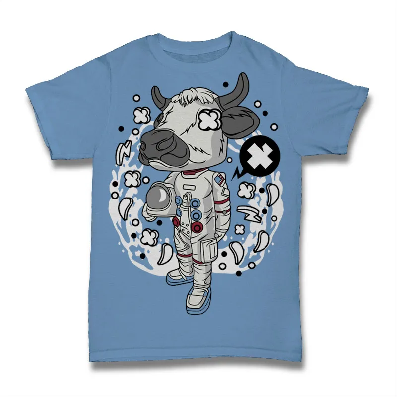 Space Cow Tshirt Design