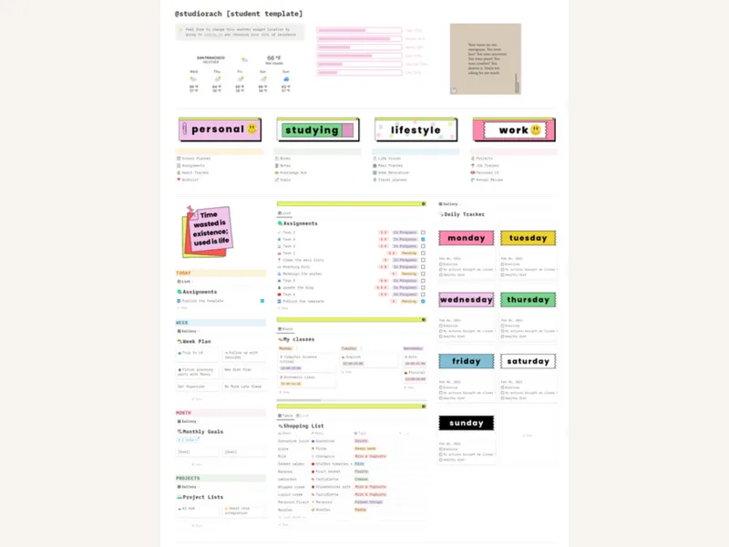Preview of Student Templates