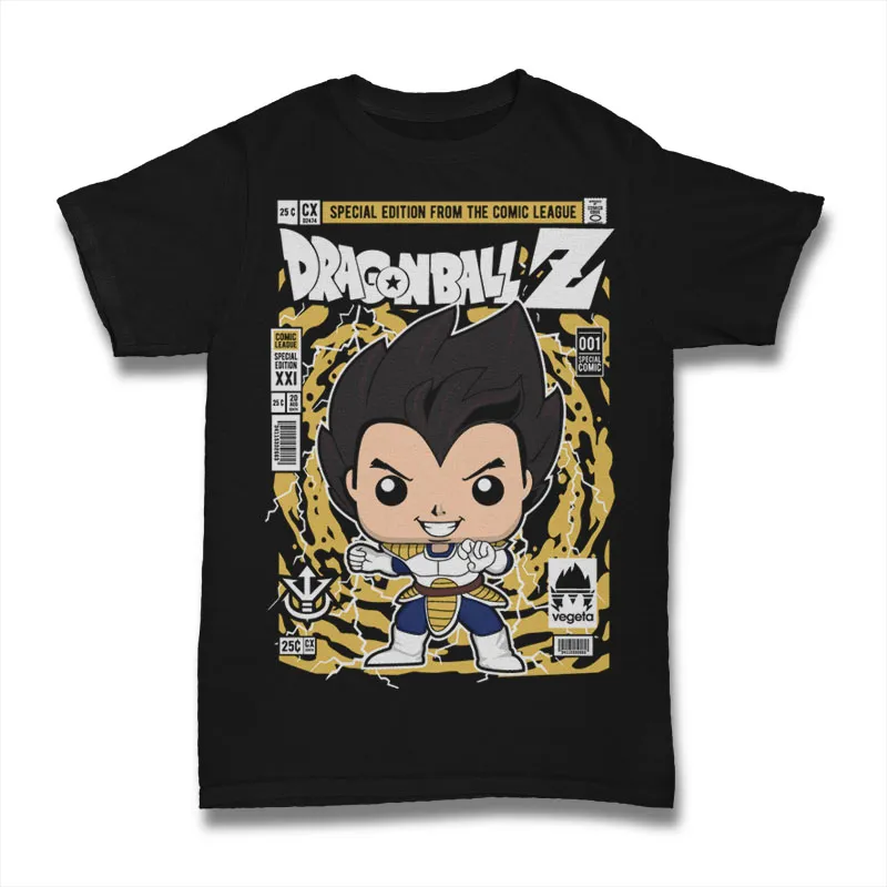 Vegeta Dragon Ballz Tshirt Design