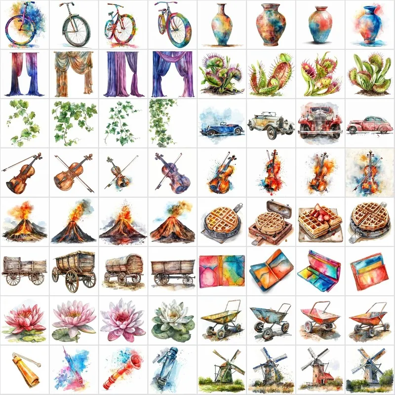 A preview of the graphics included in the bundle.