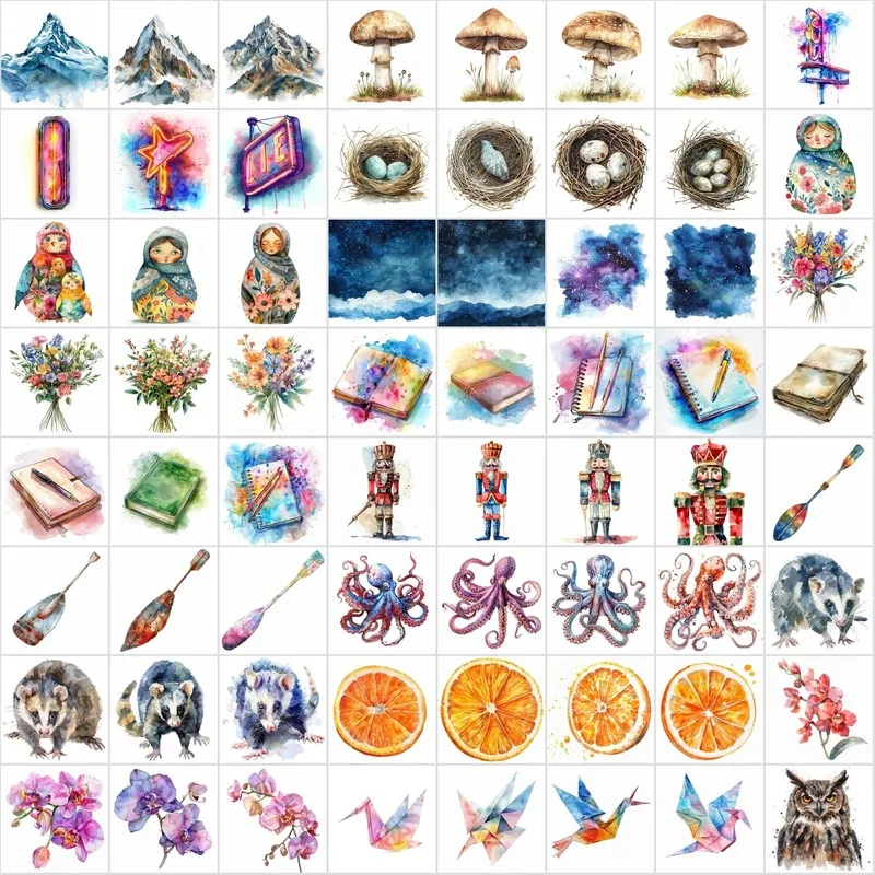 A preview of the elements included in the bundle.