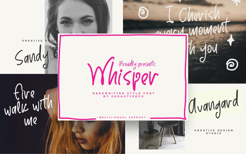 Whisper Script Font