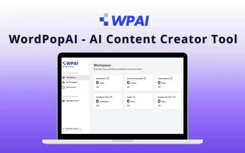 WordPopAI - AI Content Creator Tool Feature Image