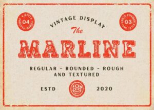 Marline - Vintage Font - Freebie