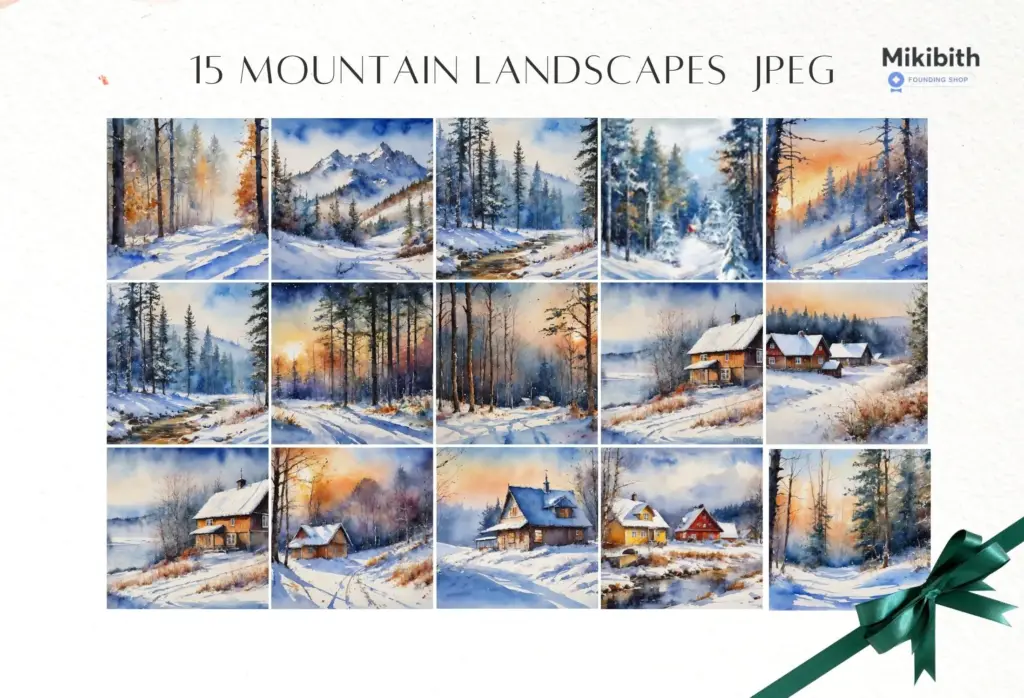 A vertical preview shows a round Christmas frame with the text "Merry Christmas" and floral elements.