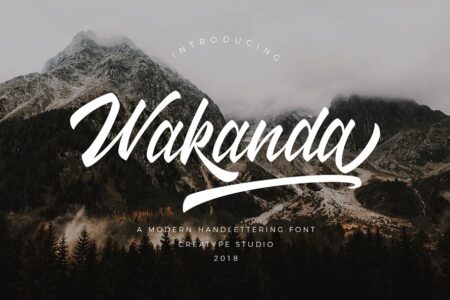 Wakanda Script Font- Freebie