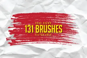 Free 131 Hand Drawn Brushes for Adobe Illustrator