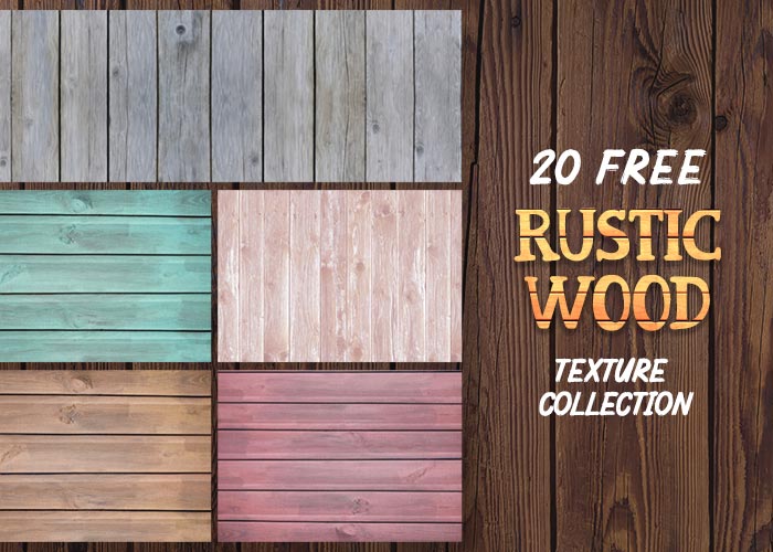 20 FREE Rustic Wood Texture Collection