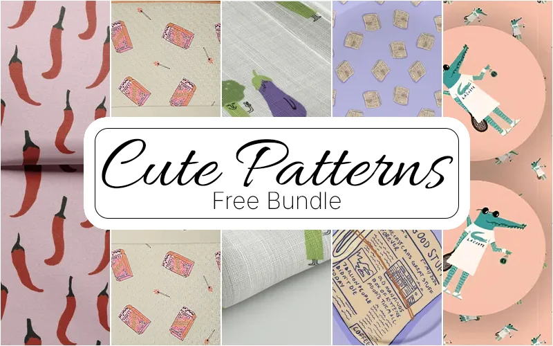 Free Cute Patterns Bundle Feature Image