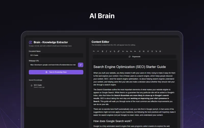 Blazly SEO's AI Knowledge Base