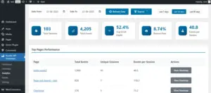 Analytics Interface