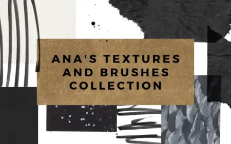Ana's textures and brushes collection feature image