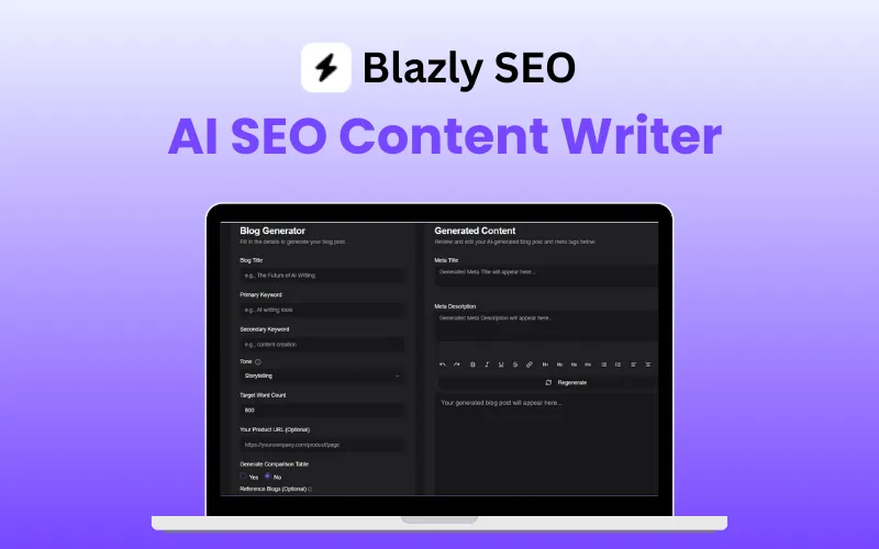 Blazly SEO Feature Image