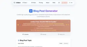 Blog Post Generator