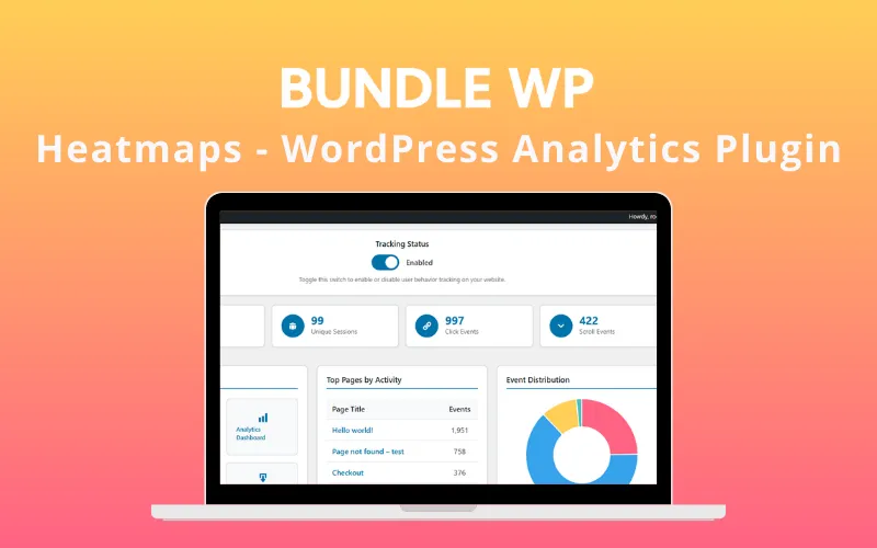 Bundle WP Heatmaps WordPress Analytics Plugin Feature Image