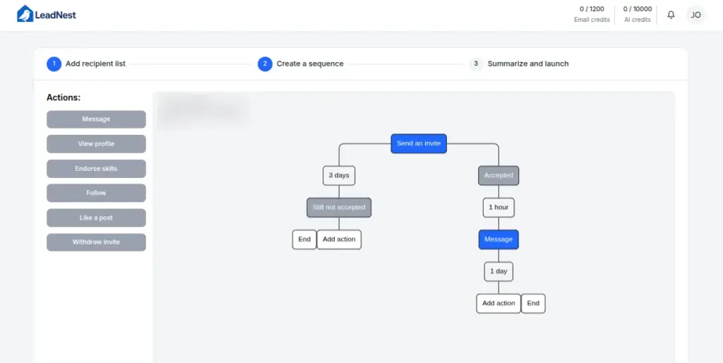 Drip Campaign In LeadNest AI Lead Generation Tool