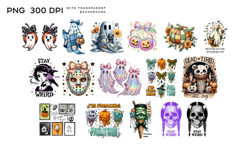 Cute Halloween PNGs