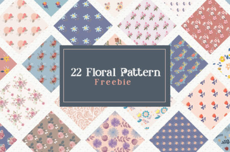 20+ Floral Patterns Freebie Feature Image