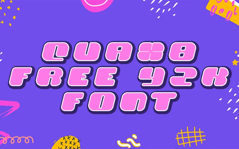Quax8 - Free Y2K Font
