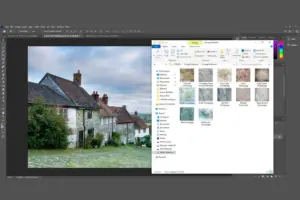 Step 2- Open the grunge texture folder on your mac or window.