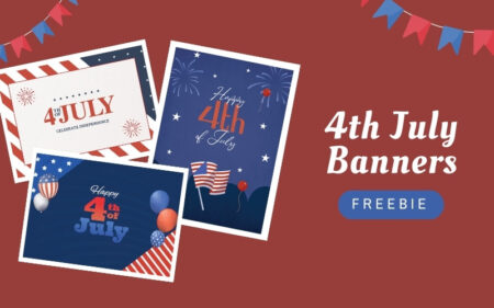 4th Of July Banners - Freebie