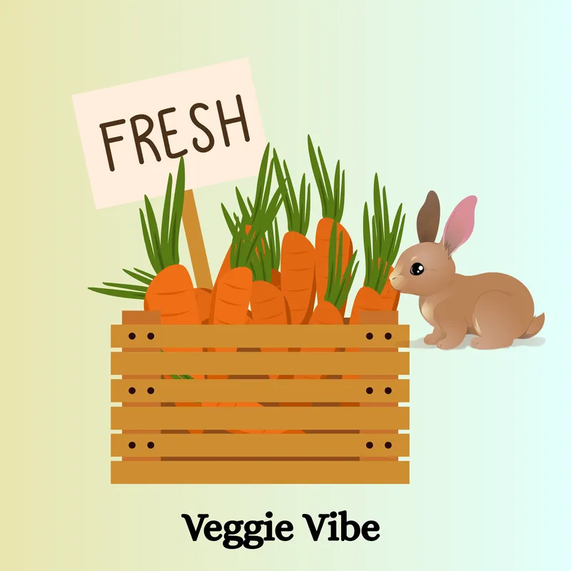 Fresh veggies vibe eco illustration from eco branding designs