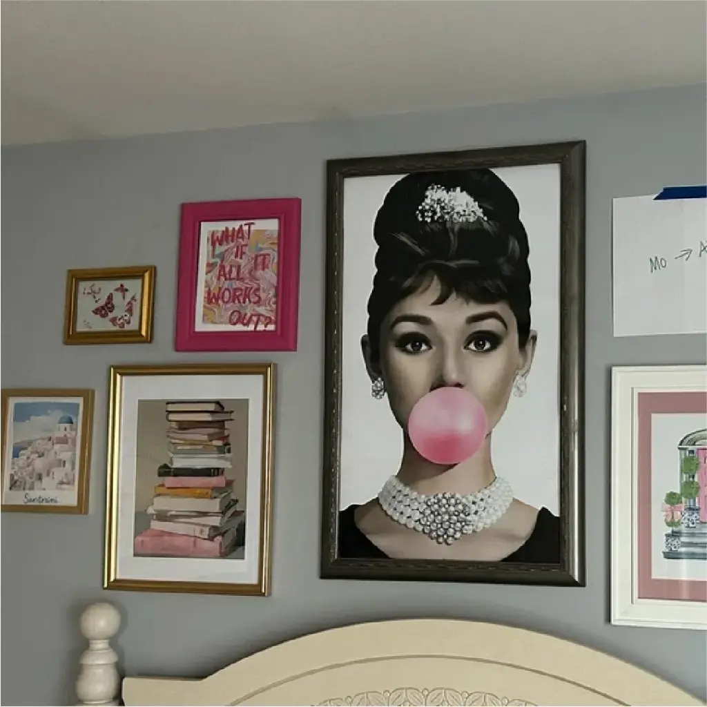 80s Girl Wall Art Poster