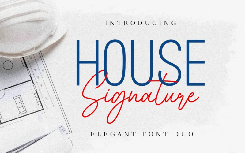 House Signature - Elegant Font Duo
