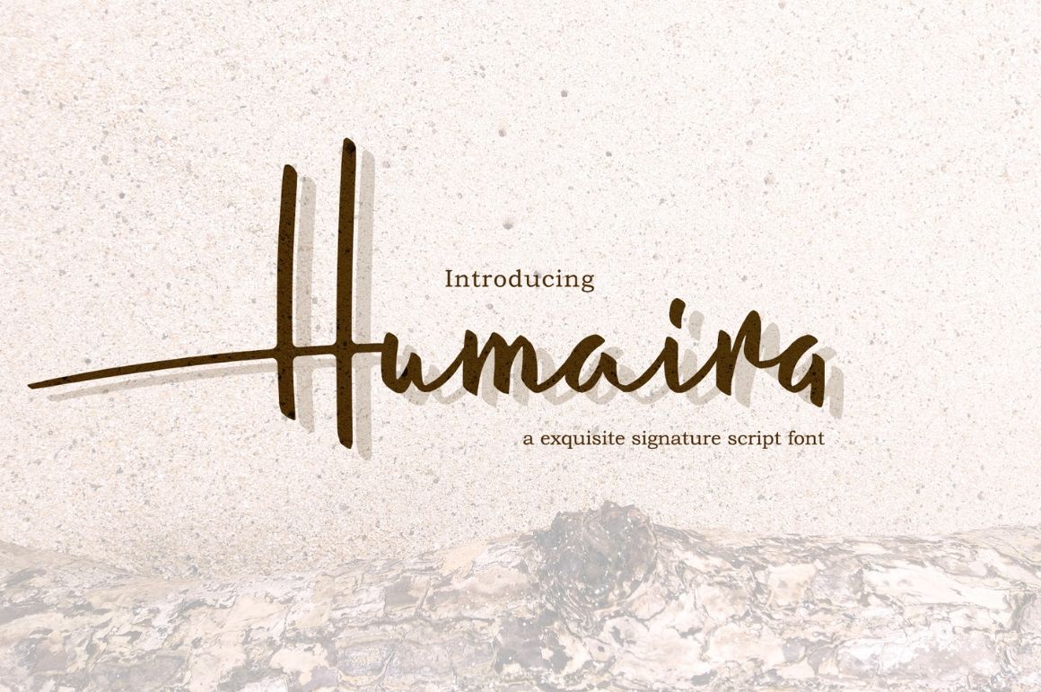 Humaira Free Script Font