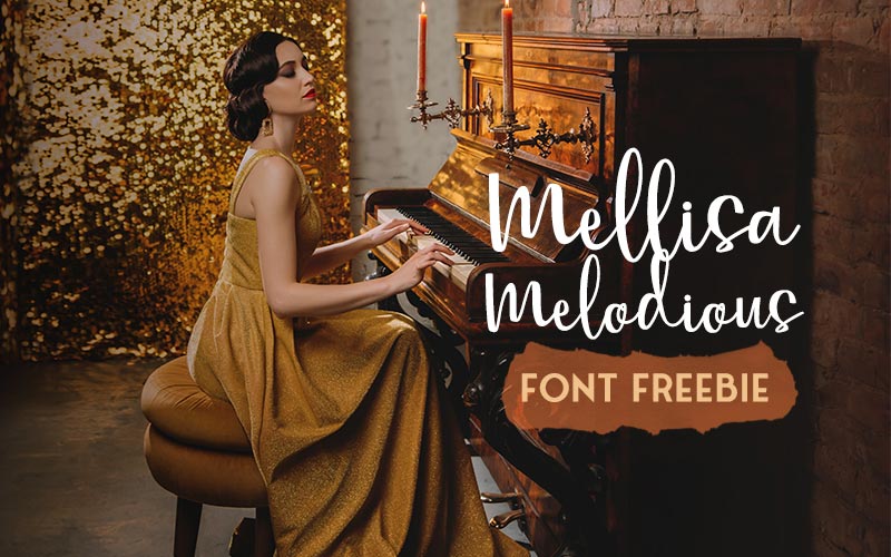 Mellisa Melodious Font Freebie Feature Image