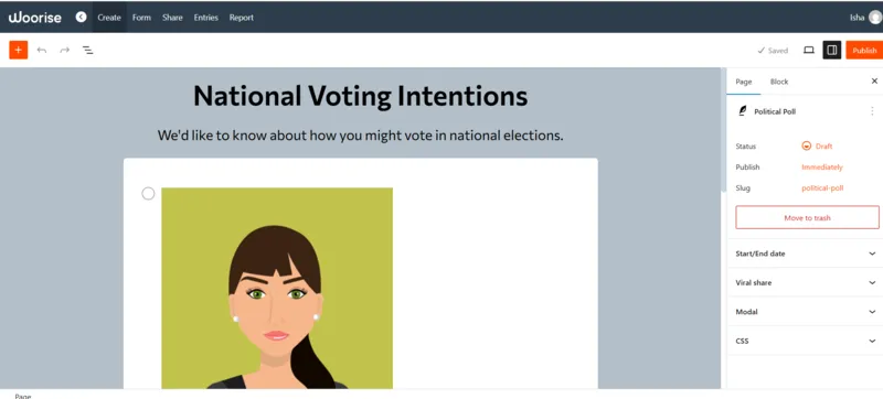 National Poll Template