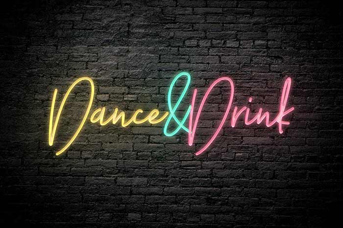 Free Neon Photoshop Text Effect