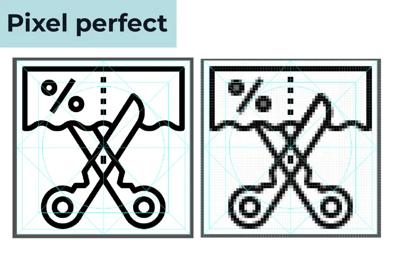 Pixel Perfect Line Icon Preview