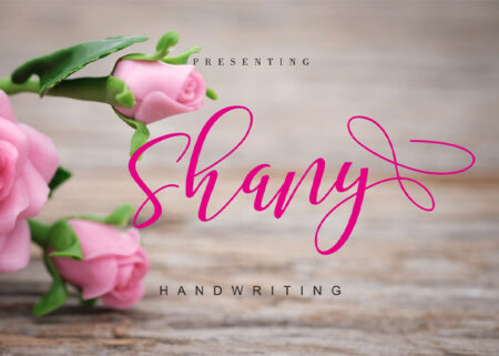 Shany - Free Handwritten and Cursive Font