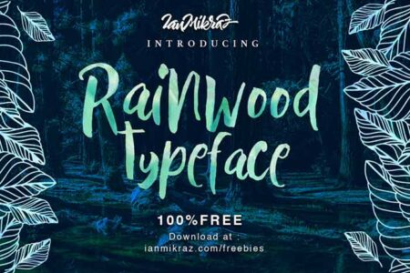 Rainwood Free Font | Extended License