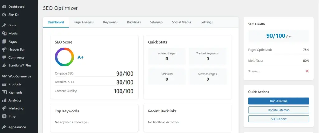SEO Optimizer In Bundle WP Plus All-in-One WordPress Plugin