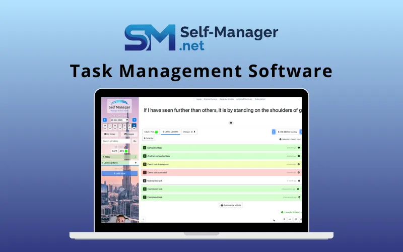 SelfManager.net - Task Management Software Feature Image