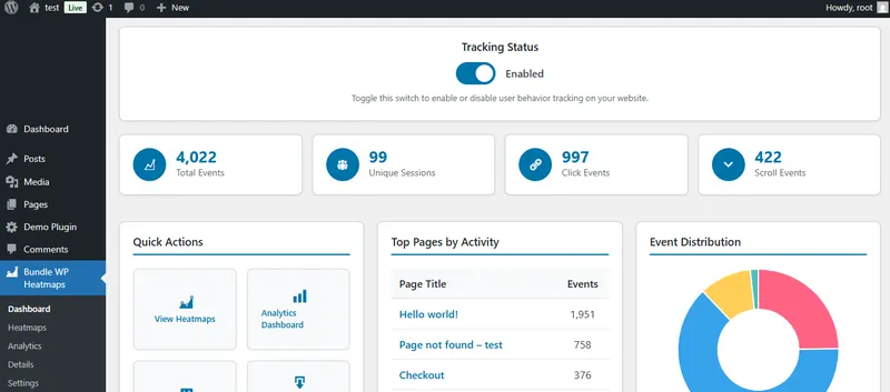 Status Tracking Dashboard