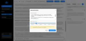 Story Outline Generation In Book Witch AI Book Writer & Editor