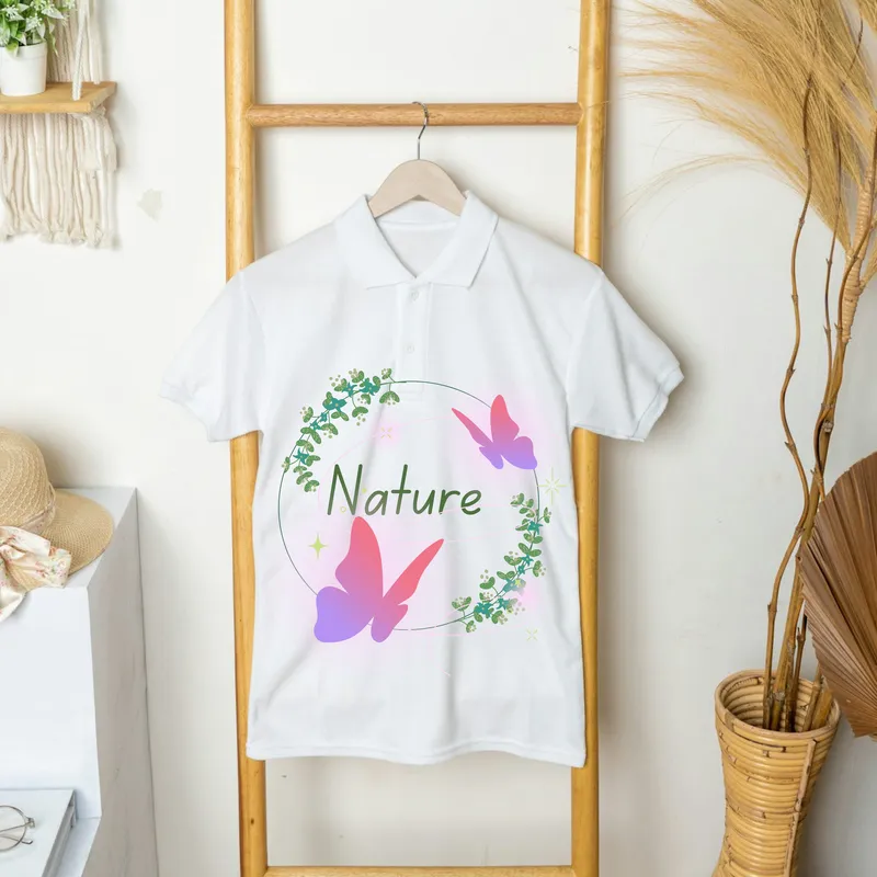 Eco illustrations as t-shirt design