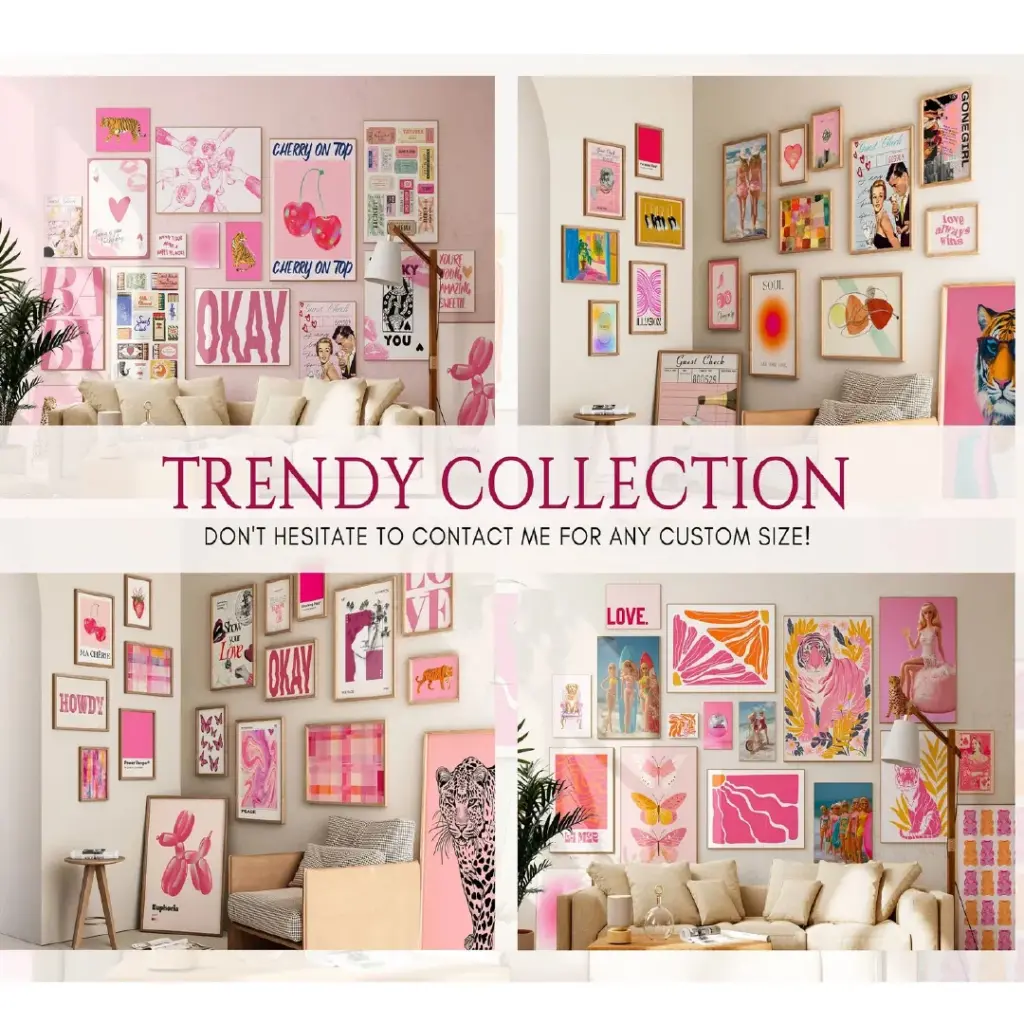 Trendy Wall Art Poster Images Collection