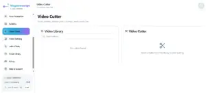AI Video Cutter In Megatranscript