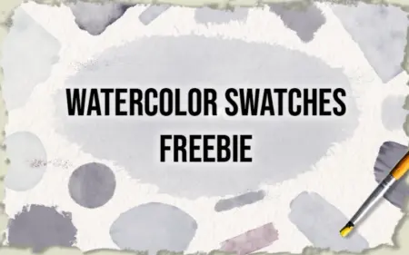 20 Beautiful Watercolor Swatches - Freebie