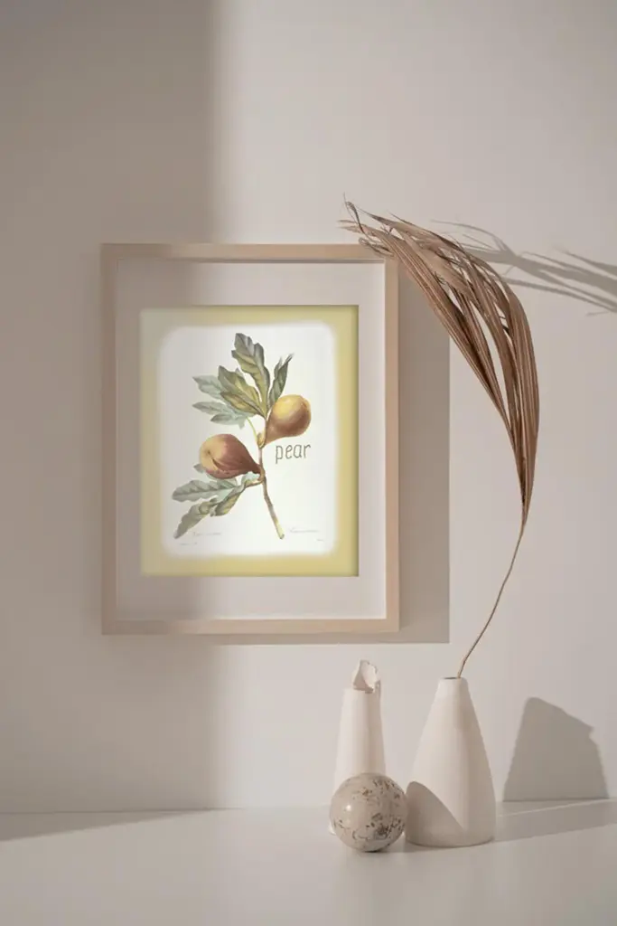 A watercolor winter scene with a snow-covered car carrying a Christmas tree is shown on a card mockup.