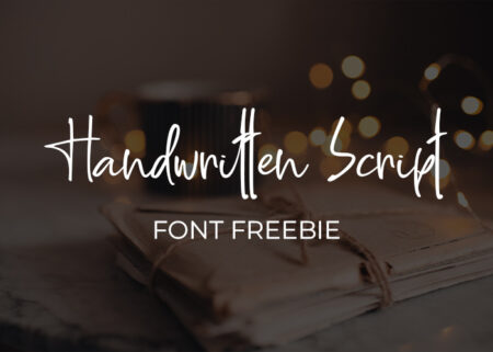 Handwritten Script Font - Freebie Feature Image