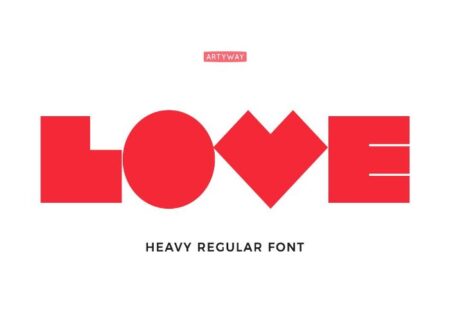 Robot Love Font - Freebie Feature Image