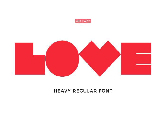 Robot Love Font - Freebie Feature Image