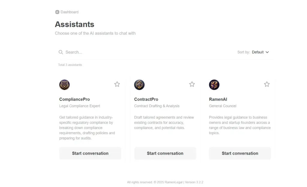 AI Assistants for compliance and generation
