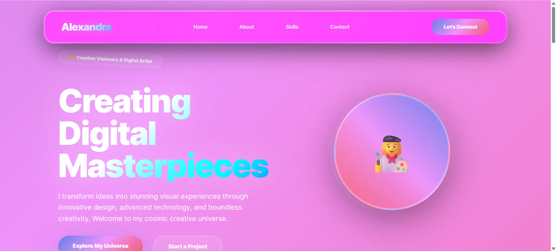 Alexandra HTML Website Template